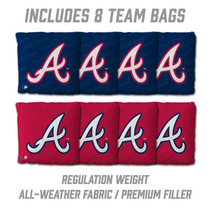 Atlanta Braves 2'x4' Cornhole Game with Bags