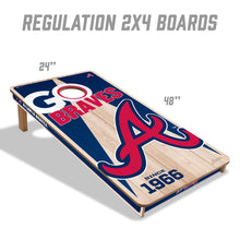 Atlanta Braves 2'x4' Cornhole Game with Bags