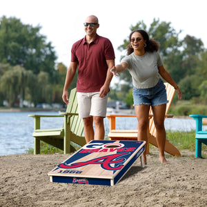 Atlanta Braves 2'x4' Cornhole Game with Bags