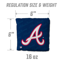 Atlanta Braves Cornhole Cornhole Bags 4 Pack Blue