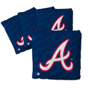 Atlanta Braves Cornhole Cornhole Bags 4 Pack Blue