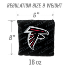 Atlanta Falcons Cornhole Bags 4 Pack - Black