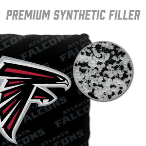 Atlanta Falcons Cornhole Bags 4 Pack - Black