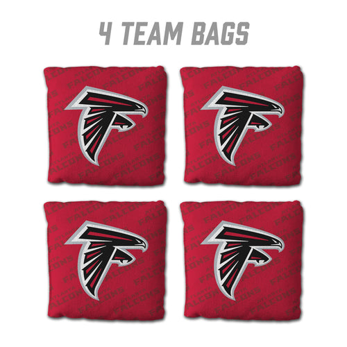 Atlanta Falcons Cornhole Bags 4 Pack - Red