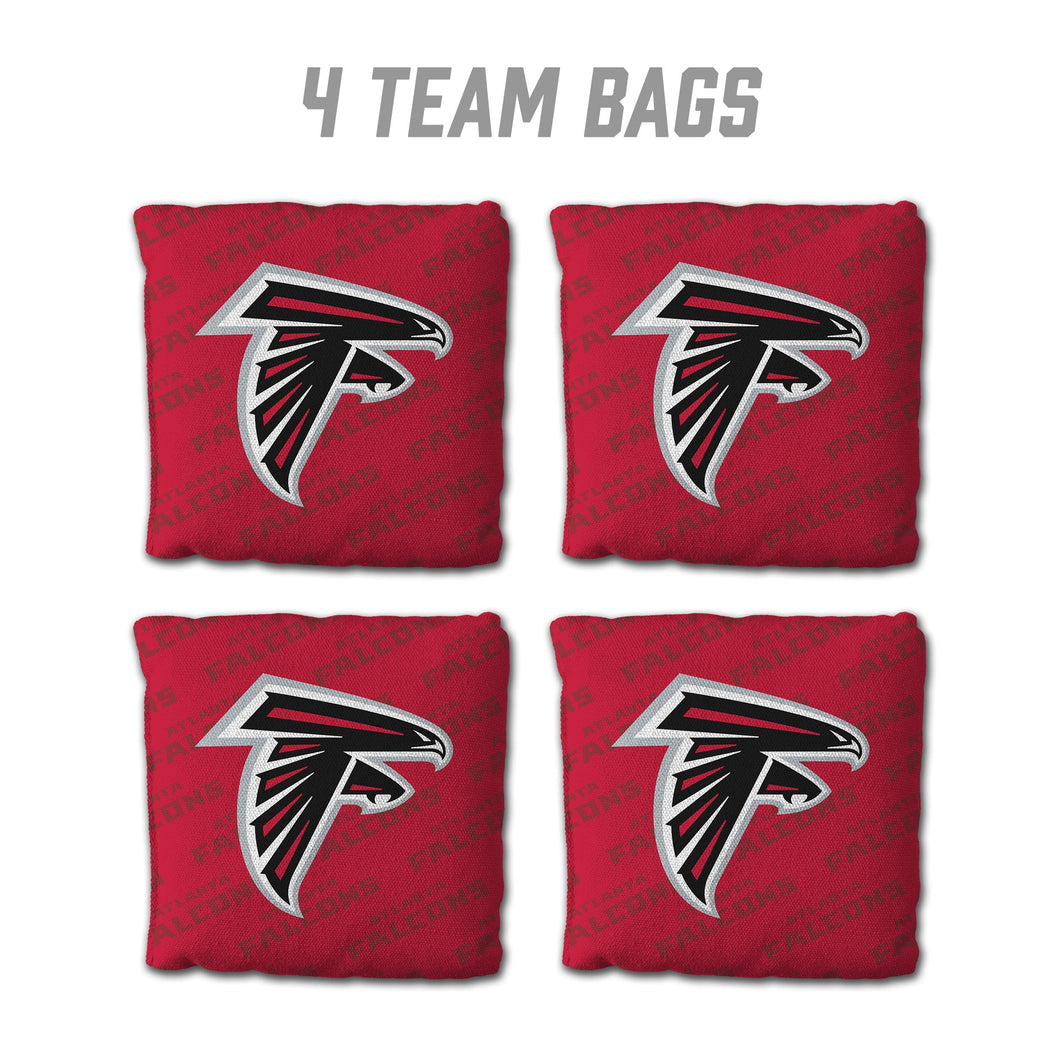Atlanta Falcons Cornhole Bags 4 Pack - Red