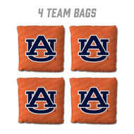 Auburn Tigers Cornhole Bags  4 Pack - Orange