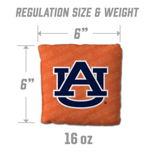 Auburn Tigers Cornhole Bags  4 Pack - Orange