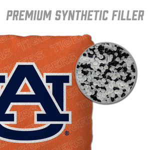 Auburn Tigers Cornhole Bags  4 Pack - Orange