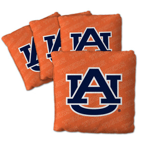 Auburn Tigers Cornhole Bags  4 Pack - Orange