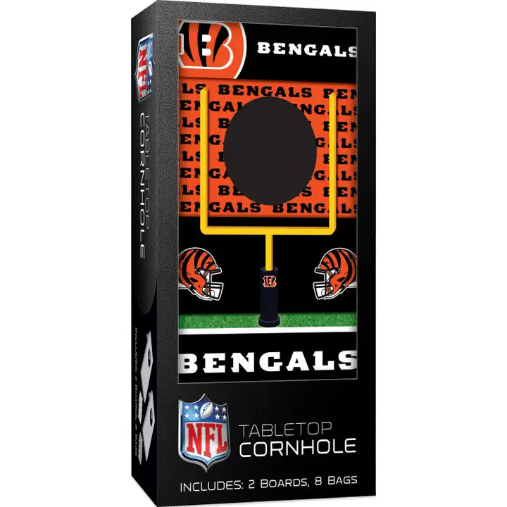 Cincinnati Bengals Tabletop Cornhole Game