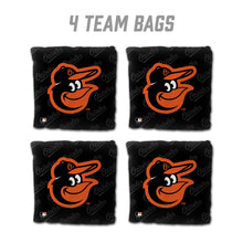 Baltimore Orioles Cornhole Bags 4 Pack Black