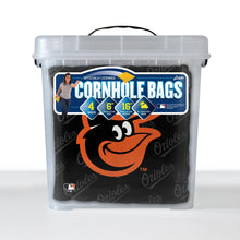 Baltimore Orioles Cornhole Bags 4 Pack Black