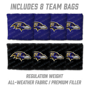 Baltimore Ravens 2'x4' Cornhole Game with Bags