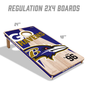 Baltimore Ravens 2'x4' Cornhole Game with Bags