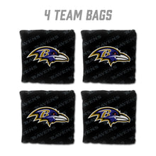 Baltimore Ravens Cornhole  Bags 4 Pack - Black