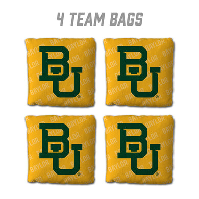 Baylor Bears Cornhole Bags  4 Pack - Yellow