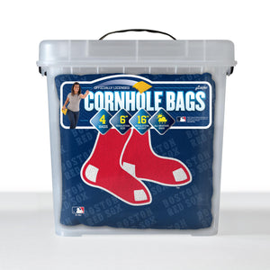 Boston Red Sox Cornhole Bags 4 Pack - Blue