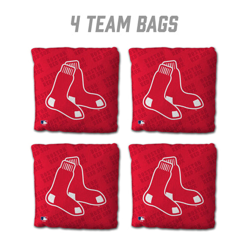 Boston Red Sox Cornhole Bags 4 Pack - Red