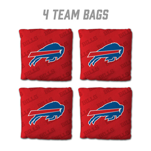 Buffalo Bills Cornhole  Bags 4 Pack - Red