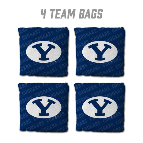 BYU Cougars Cornhole Bags  4 Pack - Blue