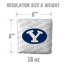 BYU Cougars Cornhole Bags  4 Pack - White