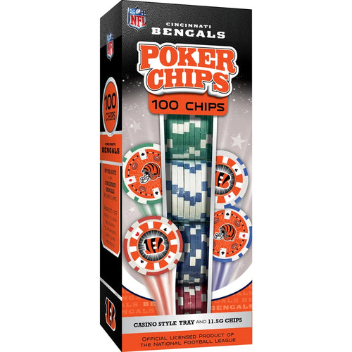 Cincinnati Bengals Poker Chip Set