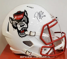 Payton Wilson North Carolina State Wolfpack Signed Full Size Helmet