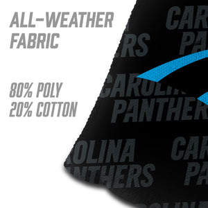 Carolina Panthers Cornhole  Bags 4 Pack - Black