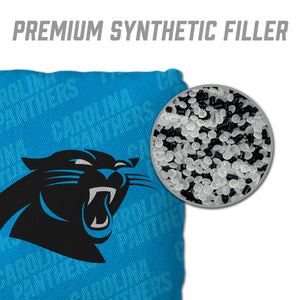 Carolina Panthers Cornhole Bags 4 Pack - Blue