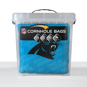 Carolina Panthers Cornhole Bags 4 Pack - Blue