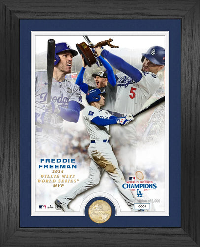 Los Angeles Dodgers 2024 World Series MVP Freddie Freeman Bronze Coin Photo Mint