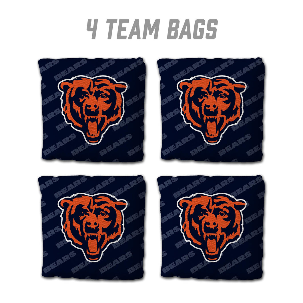 Chicago Bears Cornhole Bags 4 Pack - Blue