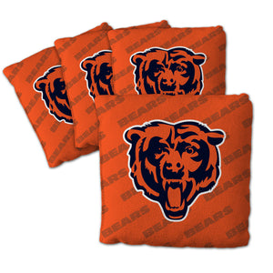 Chicago Bears Cornhole Bags 4 Pack - Orange