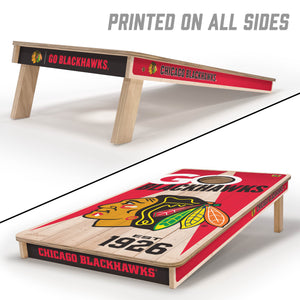 Chicago Blackhawks 2'x4' Cornhole Game with Bags
