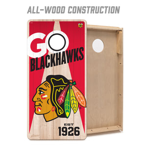 Chicago Blackhawks 2'x4' Cornhole Game with Bags