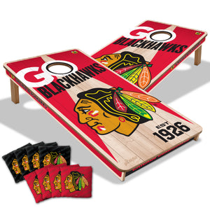 Chicago Blackhawks 2'x4' Cornhole Game with Bags