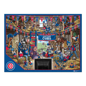 Chicago Cubs Barnyard Fans 500 Piece Puzzle