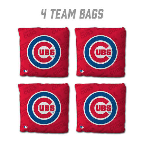 Chicago Cubs Cornhole Bags 4 Pack - Red