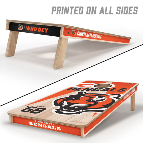 Cincinnati Bengals 2'x4' Cornhole Game with Bags