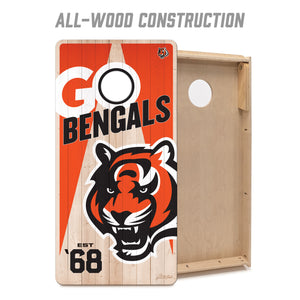 Cincinnati Bengals 2'x4' Cornhole Game with Bags