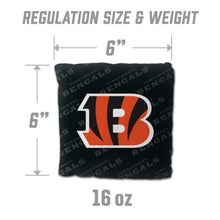 Cincinnati Bengals Cornhole Bags 4 Pack - Black