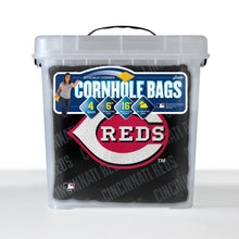 Cincinnati Reds Cornhole Bags - 4 Pack - Black