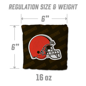 Cleveland Browns Cornhole Bags 4 Pack - Brown