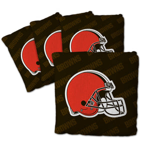 Cleveland Browns Cornhole Bags 4 Pack - Brown