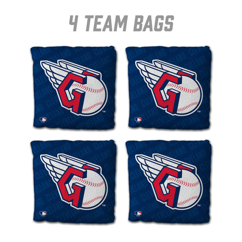 Cleveland Guardians Cornhole Bags - 4 Pack - Blue