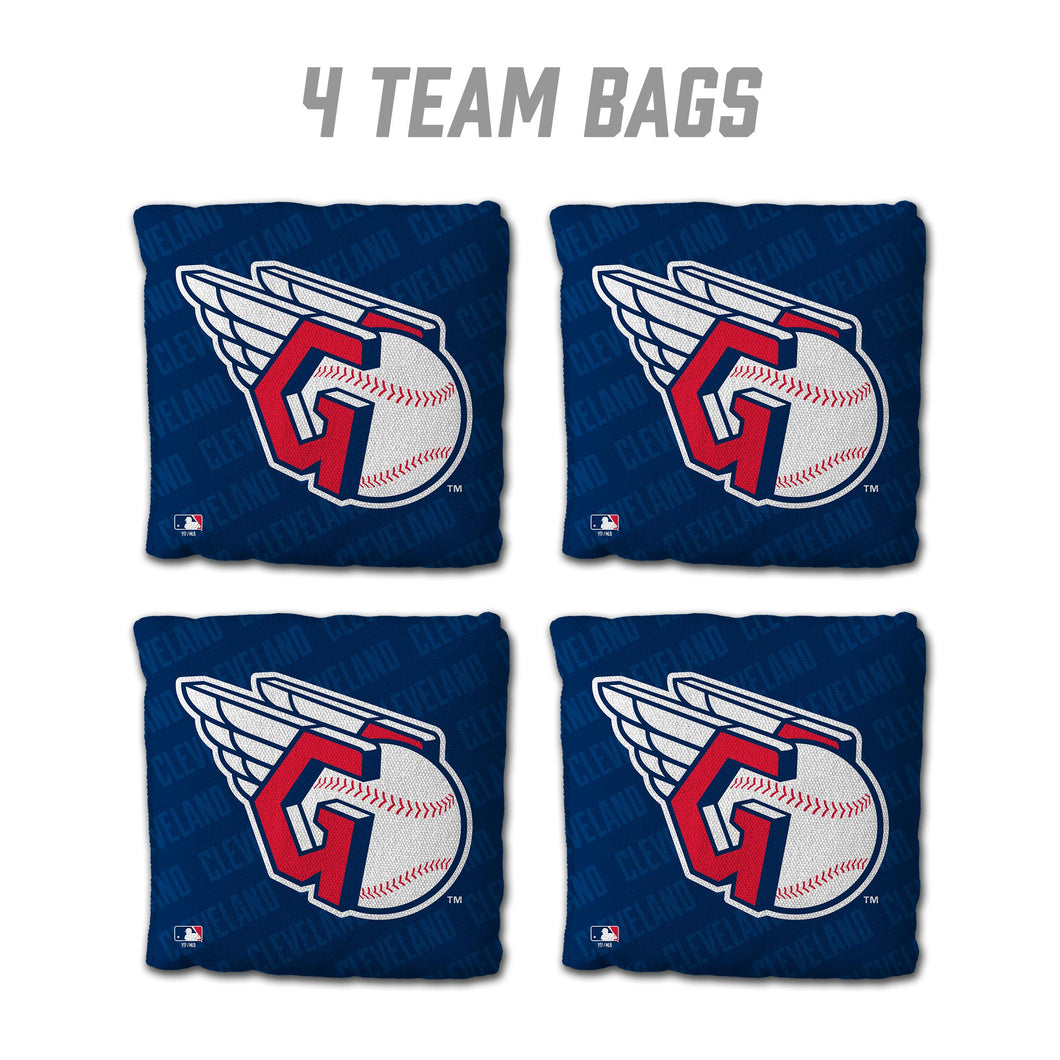 Cleveland Guardians Cornhole Bags - 4 Pack - Blue