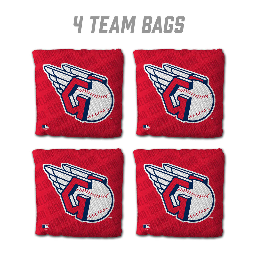 Cleveland Guardians Cornhole Bags - 4 Pack - Red
