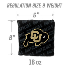 Colorado Buffaloes Cornhole Bags  4 Pack - Black