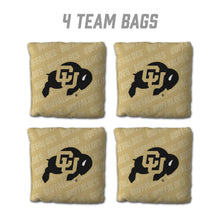 Colorado Buffaloes Cornhole Bags  4 Pack - Gold