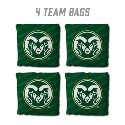 Colorado State Rams Cornhole Bags  4 Pack - Green
